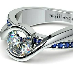 925 sterling silver with cz